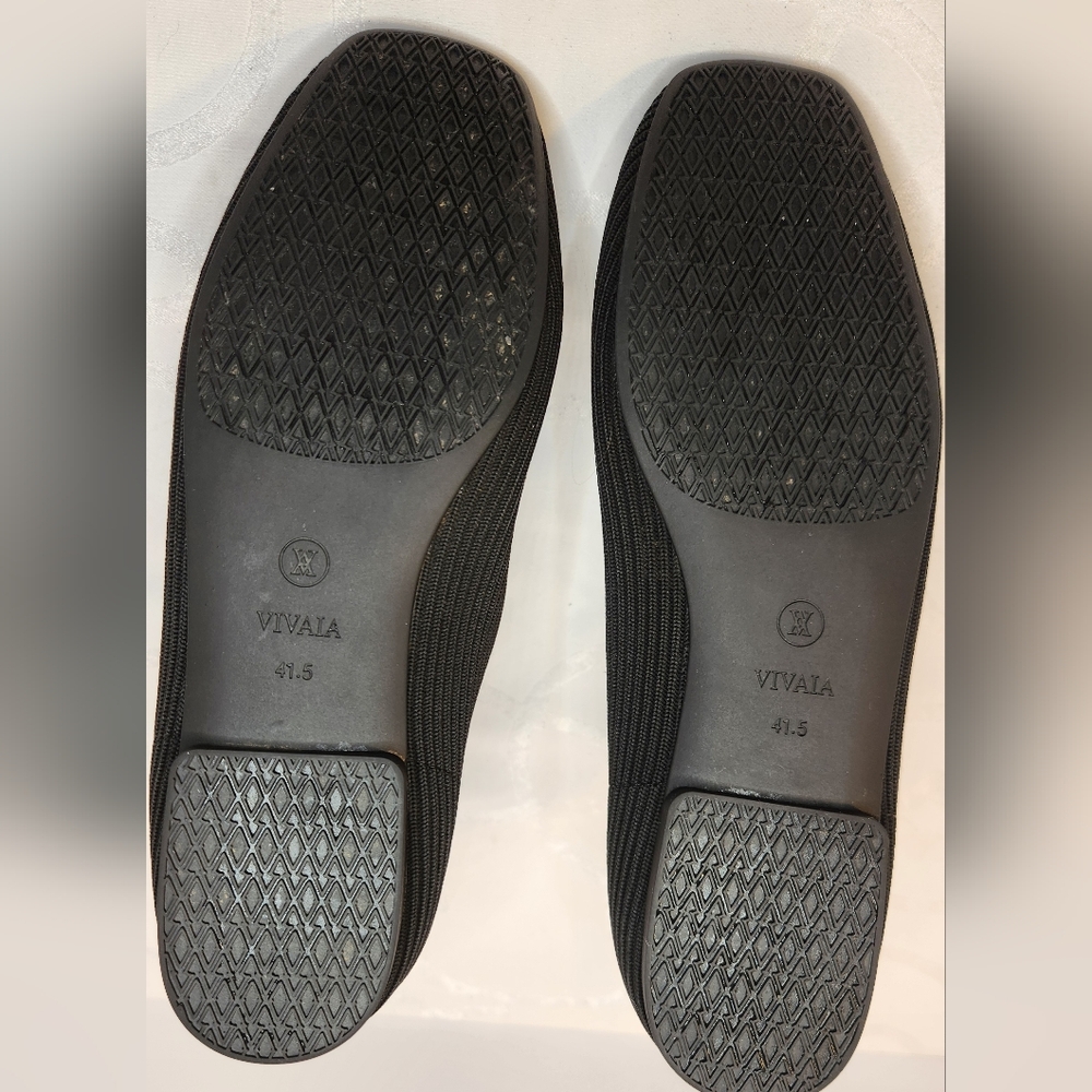 VIVAIA Square Toe Lightweight Breathable Knit Washable Ballet Flat US 10 EU 41.5 - Picture 6 of 8
